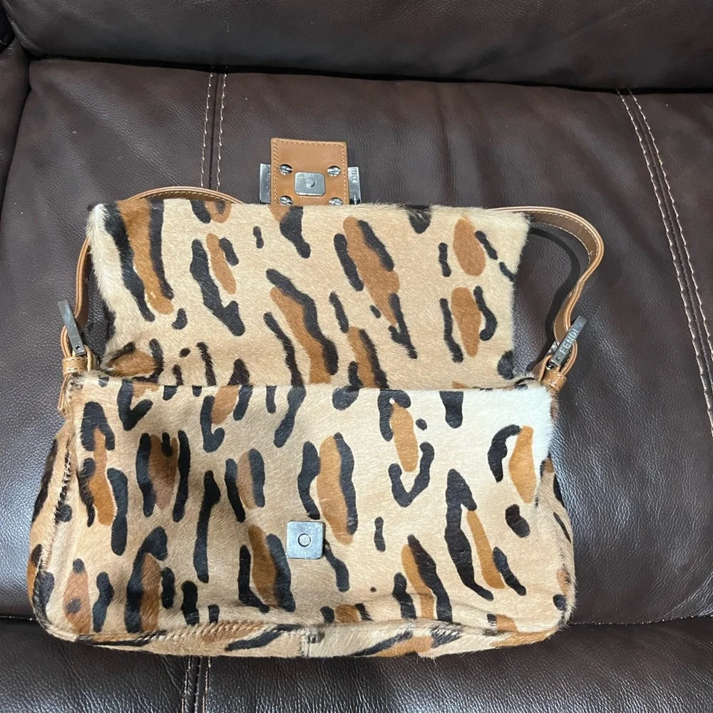 Fendi baguette  leopard pony hair - Picture 2 of 13